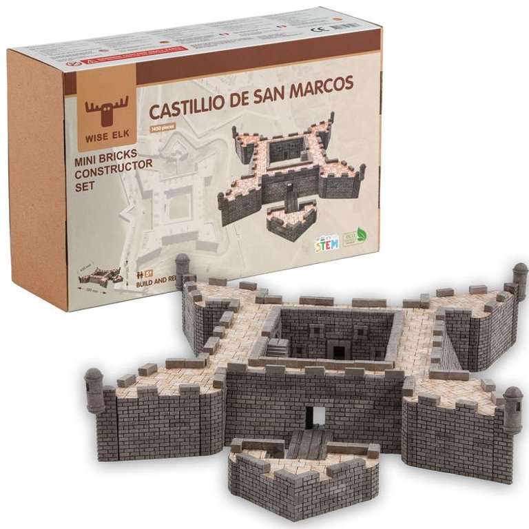 Mini Bricks Construction Set - Castillio De San Marcos - 1650 Pcs.