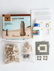 Mini Bricks Construction Set - Clock Tower, 80 Pcs