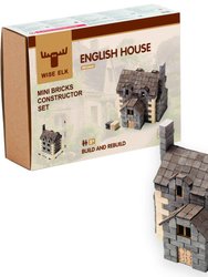 Mini Bricks Construction Set - England House, 500 Pcs