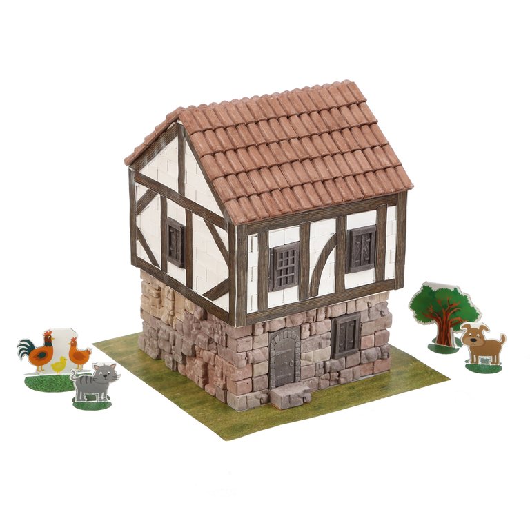 Mini Bricks Construction Set - Farm House, 590 Pcs.