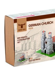 Mini Bricks Construction Set - German Church, 500 Pcs.