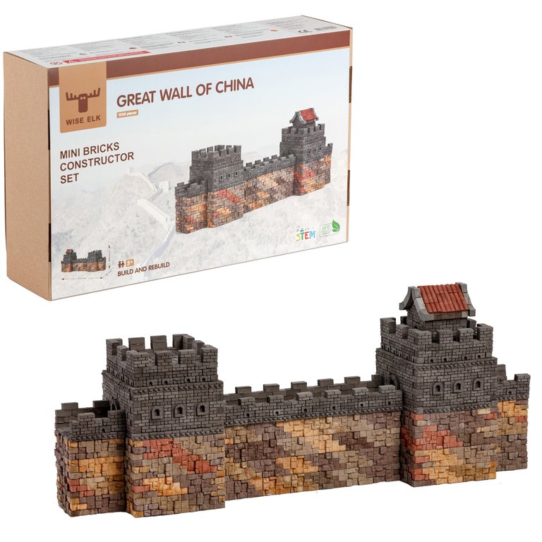 Mini Bricks Construction Set - Great Wall of China, 1530 Pcs.