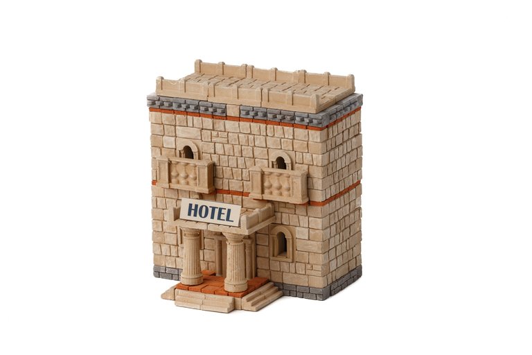 Mini Bricks Construction Set - Hotel New, 510 Pcs.