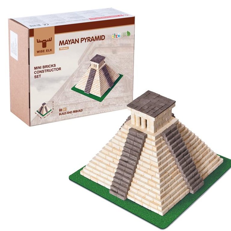 Mini Bricks Construction Set - Mayan Pyramid, 750 Pcs.