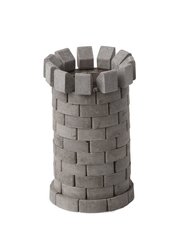 Mini Bricks Construction Set - Round Tower, 90 Pcs
