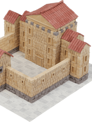 Mini Bricks Construction Set - Royal Castle, 1000 pcs