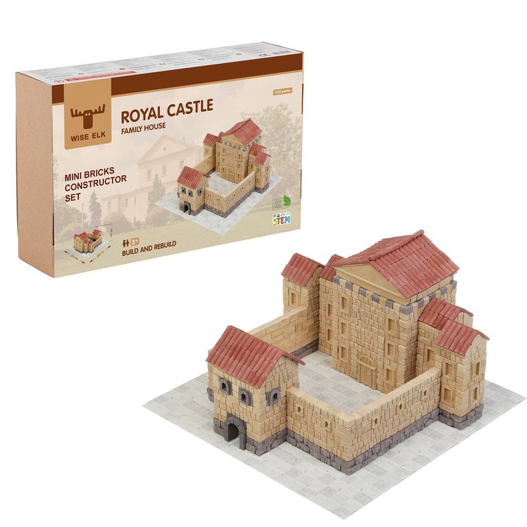 Mini Bricks Construction Set - Royal Castle, 1000 pcs