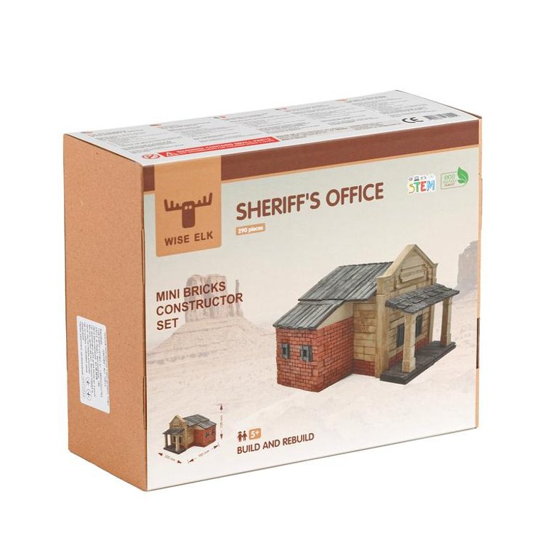 Mini Bricks Sheriff Office Set - 290 pcs.