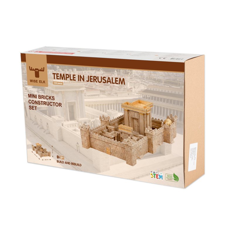 Mini Bricks Temple in Jerusalem Set- 1350 pcs.