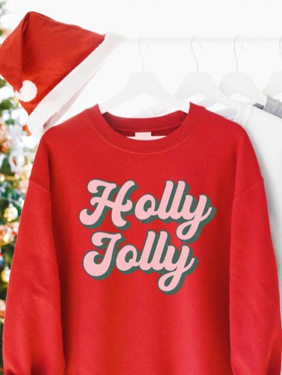 WKNDER Holly Jolly Graphic Sweatshirt product
