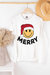 Merry Smiley Graphic Sweatshirt