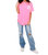 Raise Em Kind Graphic Tee In Hot Pink