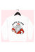 Santa Claws Crewneck Sweatshirt - White, Red, Black
