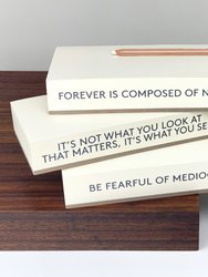 Artist & Writer Quote Pads