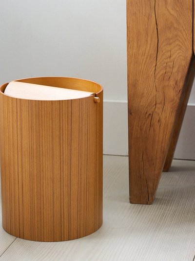 Wms&Co Ayous Wood Wastebasket product