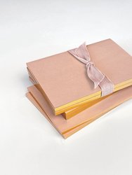 Blush Jotters With Gold Edging (Set of 2)