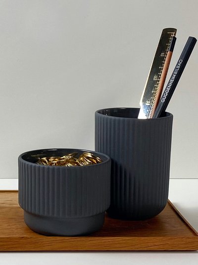 Wms&Co Ceramic Desk Set, Basalt product