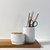 Ceramic Desk Set: Gloss White - Milk White