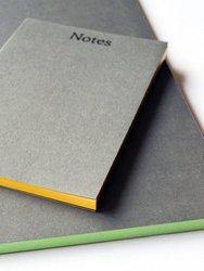 Charcoal Multi-Color Edged Journals And Jotters