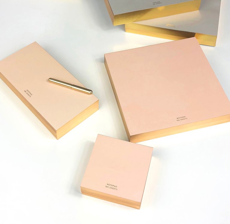 Colorpads: Blush With Gold Edging