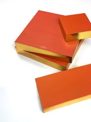 Colorpads: Red With Gold Edging