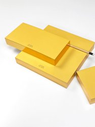 Colorpads: Yellow with gold edging - Yellow/Gold