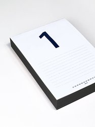 Daily Calendar Pad - Black