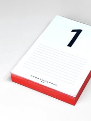 Daily Calendar Pad