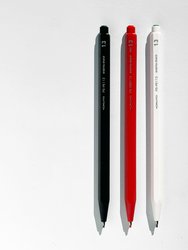 Enpitsu Kyoko Mechanical Pencil Set - Set of White, Red, Black