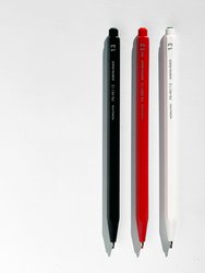 Enpitsu Mechanical Pencil Set - Set of White, Red, Black