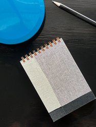 Hand-Painted Spiral Notepads: Linen