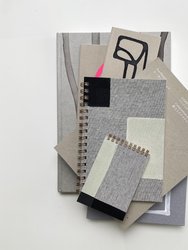 Hand-Painted Spiral Notepads: Linen