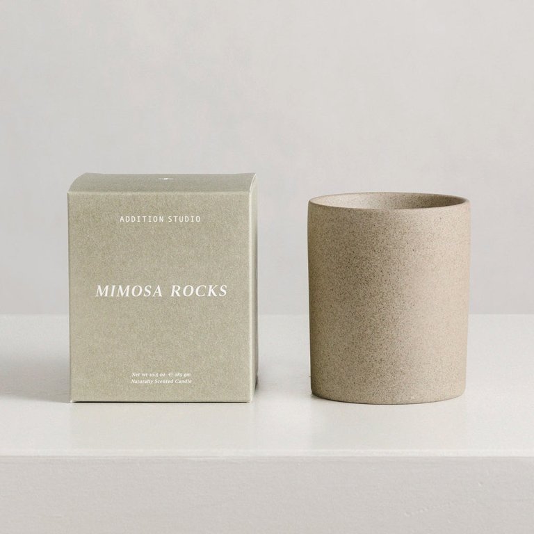 Mimosa Rocks Beach Candle - Beige