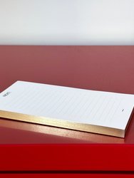 Next Notepads - Metallic Gold Edge