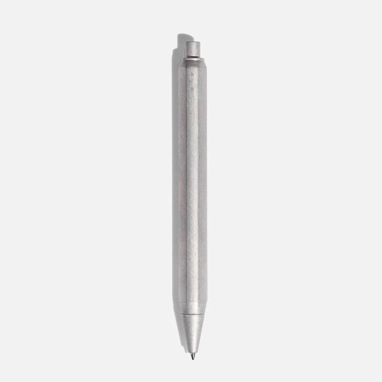 Onigiri Raw Aluminum Pen - Silver
