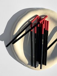 Portuguese Pencils: Red/Black - Red/Black