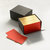 Red Small Cards with Gold edging - Red