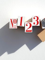 XL Letter & Number Rubber Stamp Sets