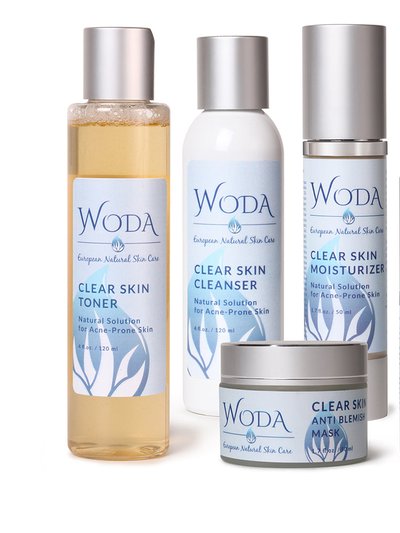 WODA Natural Skin Care Clear Skin Bundle product