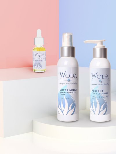 WODA Natural Skin Care Dry Skin Care Treatment Bundle product