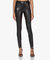 Edie Vegan Leather Forming Leggings - Black