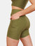 Eucalyptus Midi Bike Short - Eucalyptus