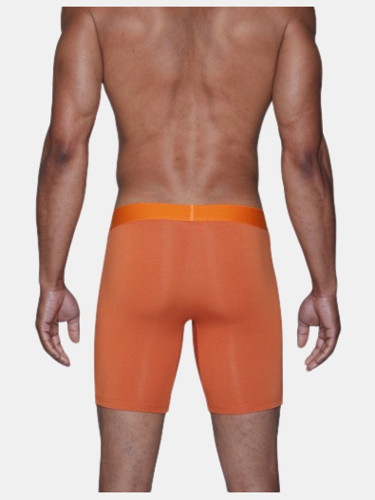 Biker Brief 6" Inseam Wood Orange