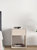 Premium Modern Solid Wood Nightstand With Drawer, White Hardwood Nightstand With Drawer, Bedside Table, Handmade - White