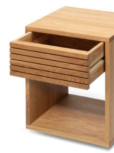 Woodek Design Woodek solid oak wood nightstand Emma with drawer product
