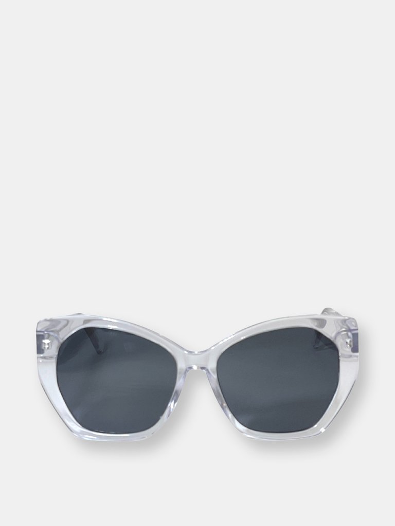 Brooklyn - Butterfly Sunglasses - Clear