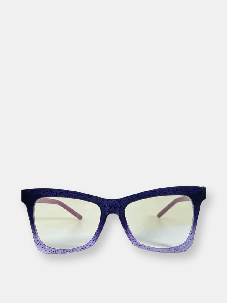 Murano Blue Light Glasses - Purple