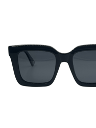 Santa Monica - D-Frame Sunglasses - Black