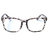 Trocadero Square Blue Light Glasses - Animal Print