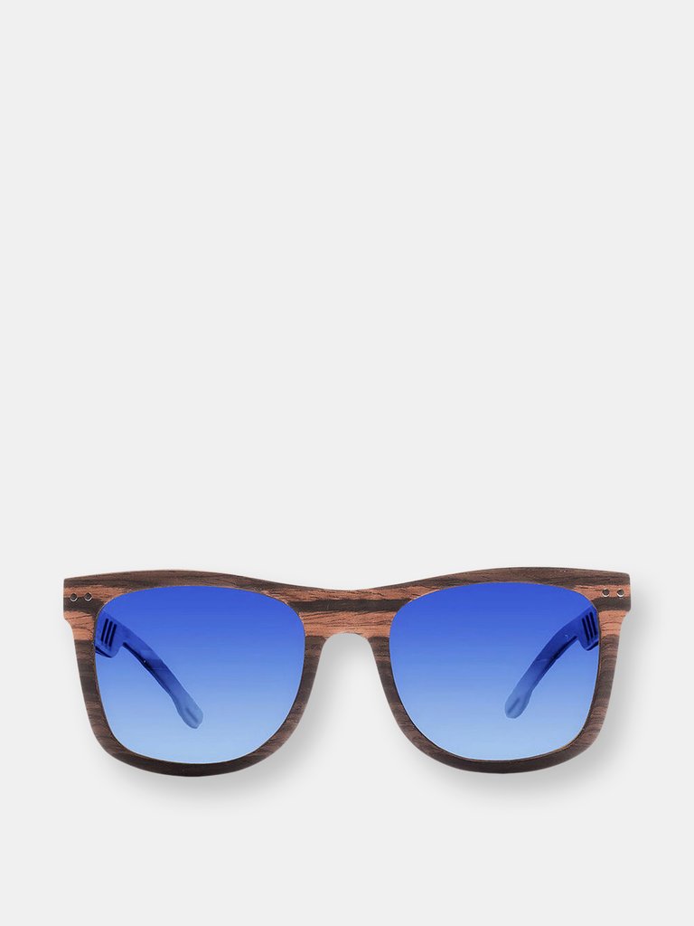 Rebel Sunglasses - Ebony Veneer Wood